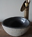 Rene Houtman Kleine Stenen Waskom + Spoelgat | H13 x B25 x D21 cm