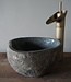 Rene Houtman Kleine Stenen Waskom + Spoelgat | H13 x B25 x D22 cm