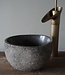 Rene Houtman Kleine Stenen Waskom + Spoelgat | H13 x B22 x D20 cm