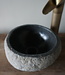 Rene Houtman Kleine Stenen Waskom + Spoelgat | H14 x B24 x D24 cm