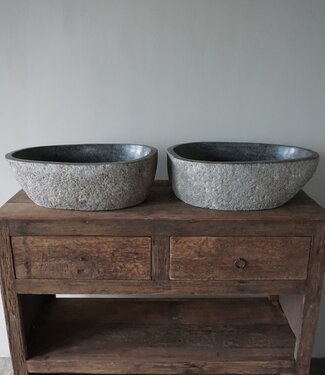 Rene Houtman Waskom Rivierkom | Set Van 2 | H15 x B49 x D35 cm