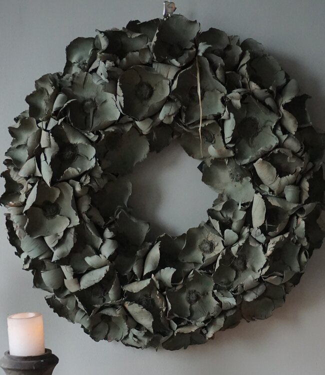 Rene Houtman Krans Palm Cup | Old Green Wash | 65 cm