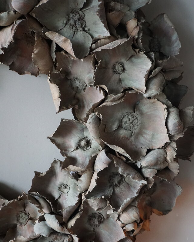 Rene Houtman Krans Palm Cup | Old Green Wash | 80 cm