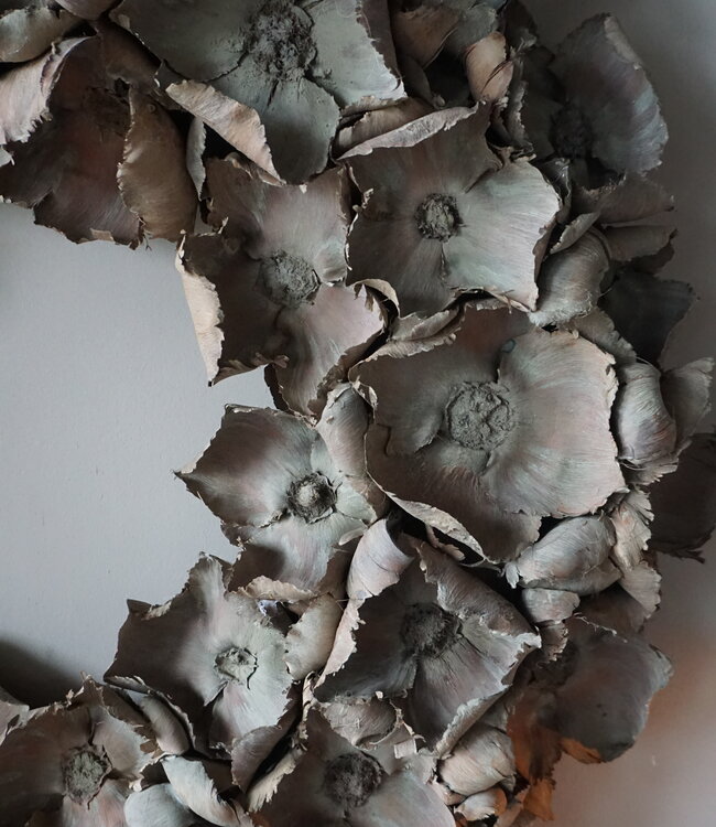 Rene Houtman Krans Palm Cup | Old Green Wash | 80 cm