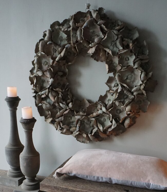 Rene Houtman Krans Palm Cup | Old Green Wash | 80 cm