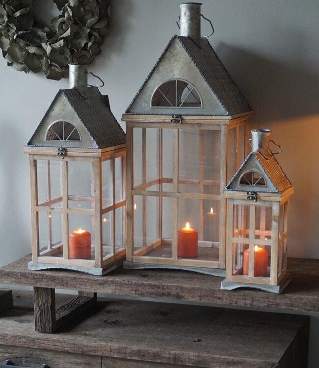 Rene Houtman Lantaarn Zurich | Set Van 3 | H79,5 x B33 x D33 cm