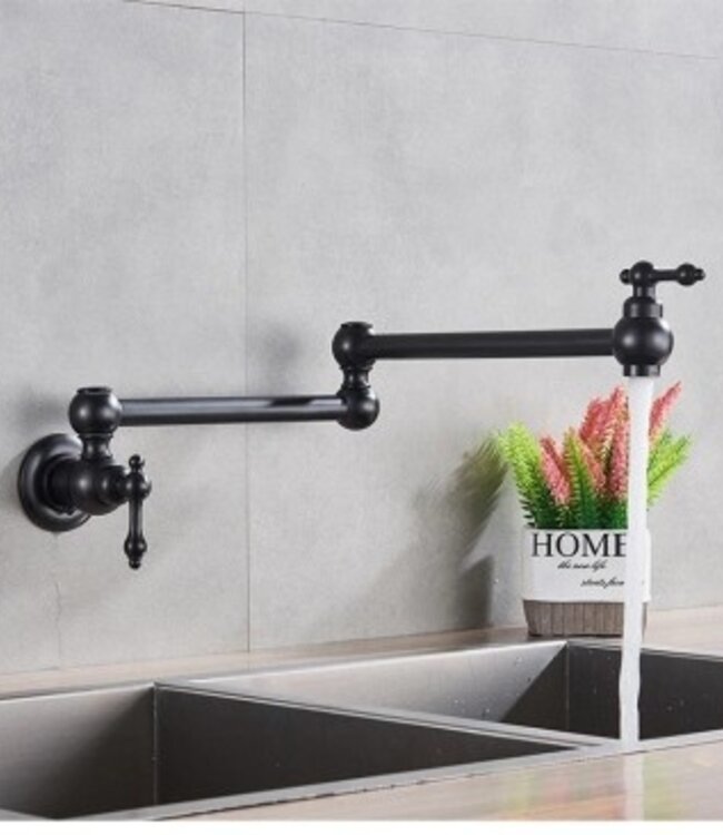 Rene Houtman Landelijke Zwenkbare Koudwaterkraan | Zwart