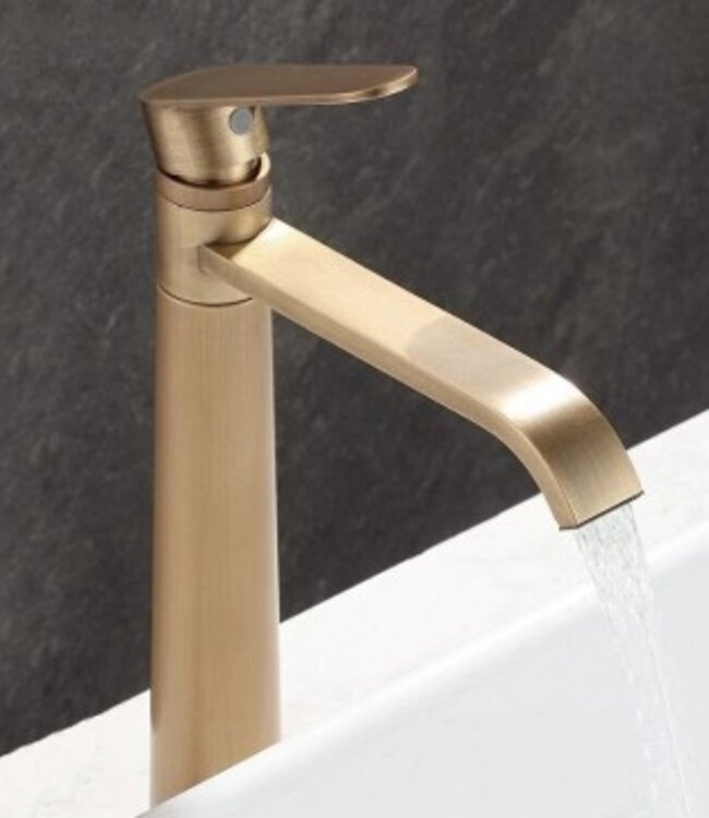 Rene Houtman Landelijke Bronskleurige Wastafelkraan