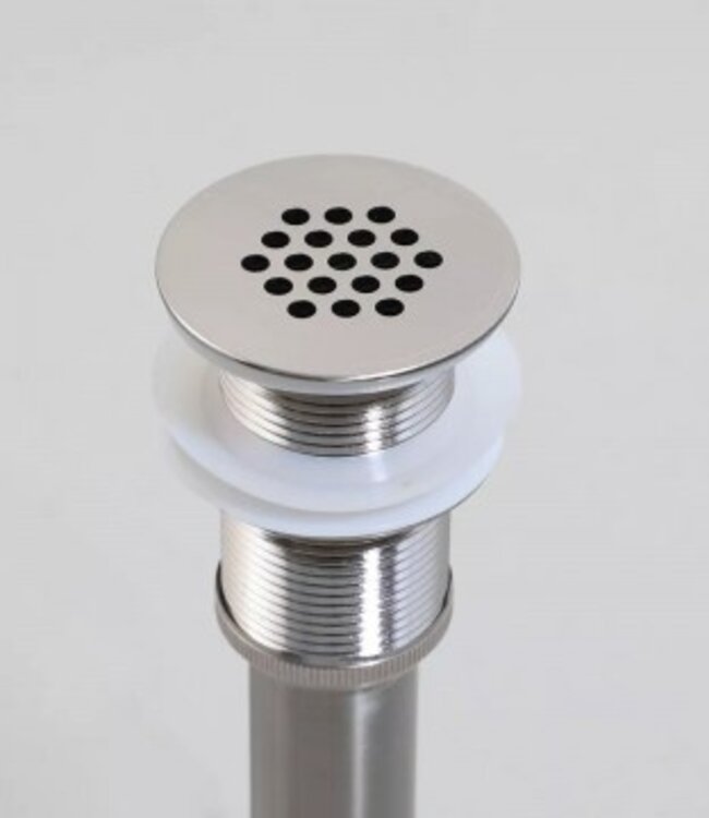 Rene Houtman Stijlvolle Wastafelplug | Geborsteld Nikkel