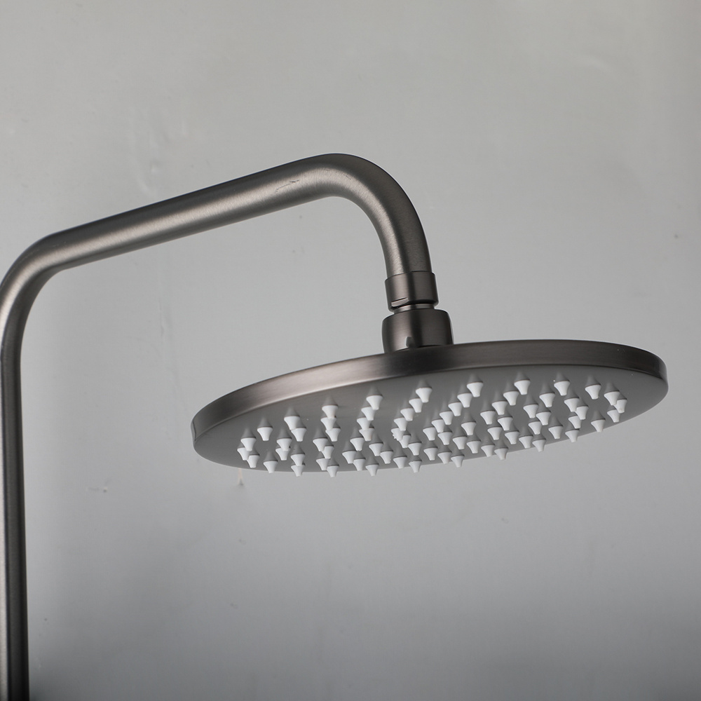Rene Houtman Opbouwdouche met Badkraan | Regendouche | Gun Metal