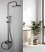 Rene Houtman Opbouwdouche met Badkraan | Regendouche | Gun Metal