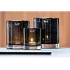 Vaas Cilinder | Smokey Brown Bubbels | 3 Maten
