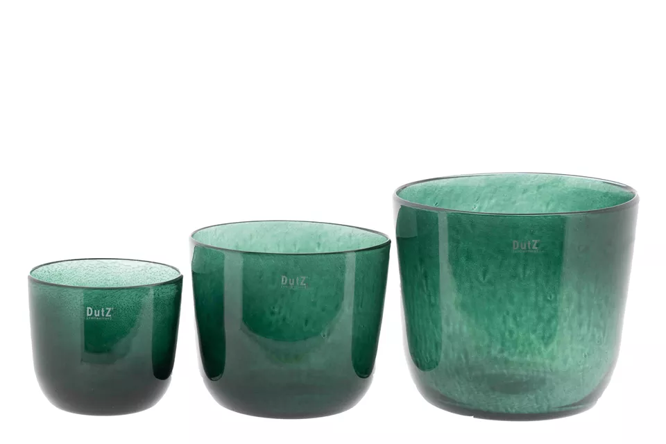 DutZ Pot Wide | Donkergroen | 3 Maten
