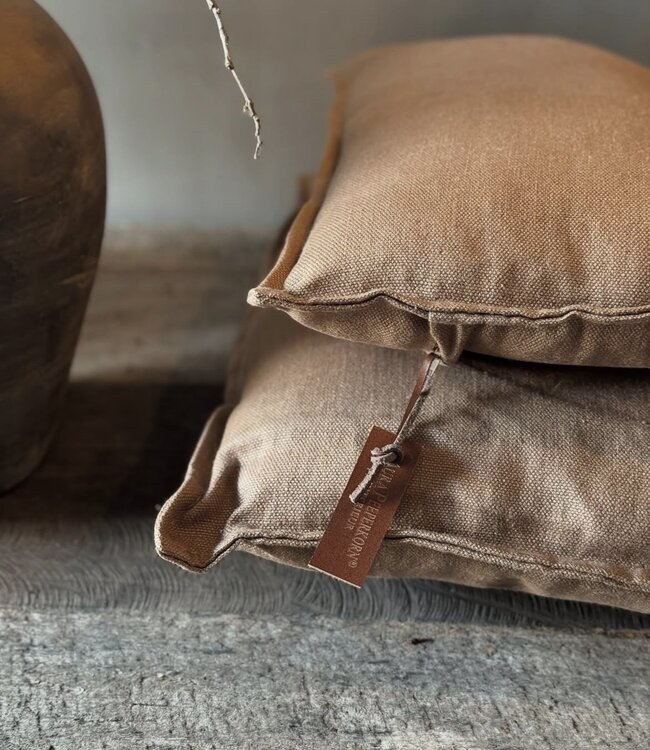 Aura Peeperkorn Linnen Kussen Lynn | Chestnut | 3 Maten