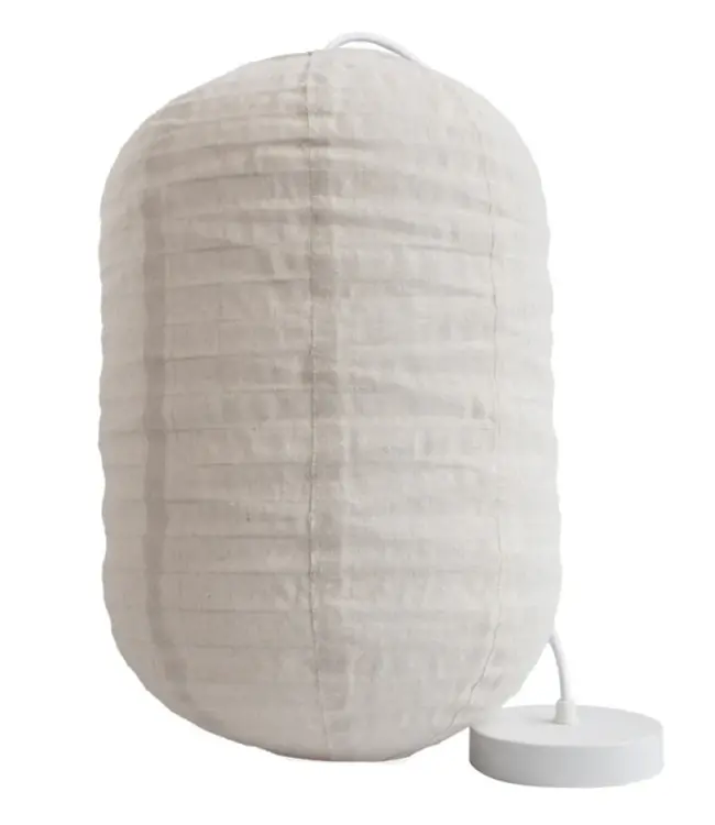 LEEFF Lamp Lenn L | Linnen | Naturel | H45 x D27,5 cm