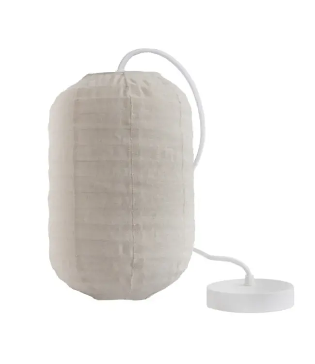 LEEFF Lamp Lenn S | Linnen | Naturel | H33 x D19,5 cm