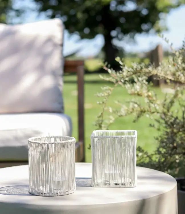 LEEFF Theelichthouder Timon | Vierkant | H10 x B8 x D8 cm