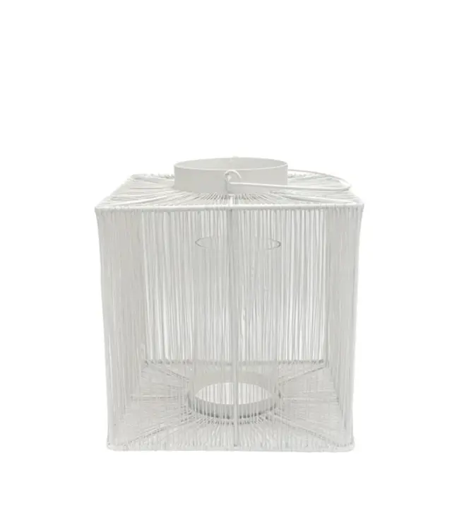 LEEFF Lantaarn Luuk L | Wit | H28 x B26 x D26 cm
