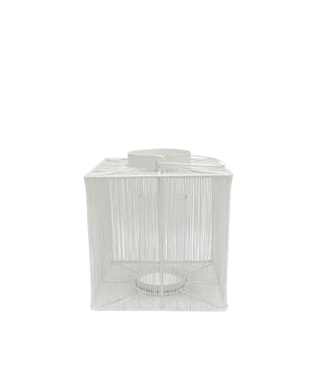 LEEFF Lantaarn Luuk S | Wit | H24 x B21 x D21 cm