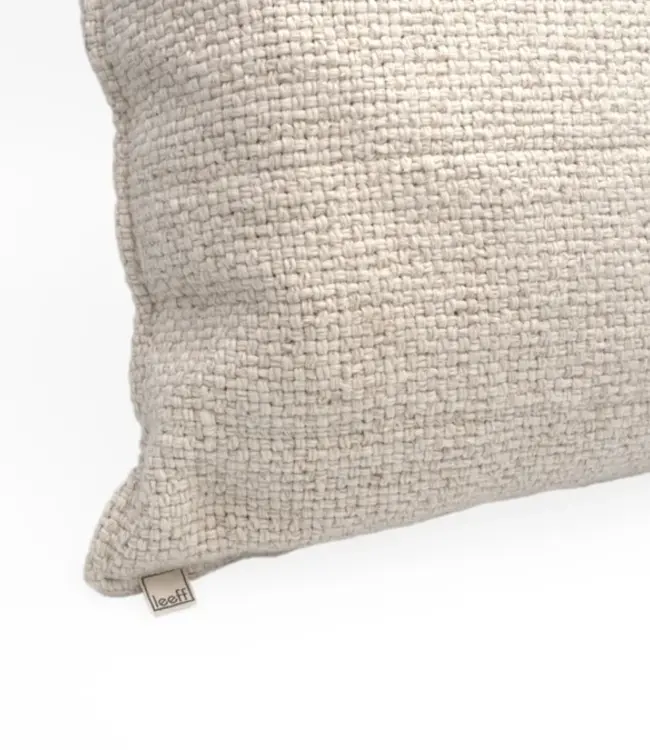 LEEFF Kussen Pleun | Katoen | Naturel | H45 x B45 cm