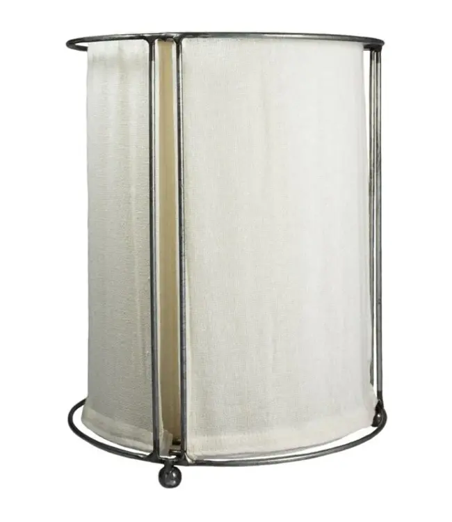 LEEFF Lantaarn Lieke | Linnen | Beige | H29 x D23,5 cm