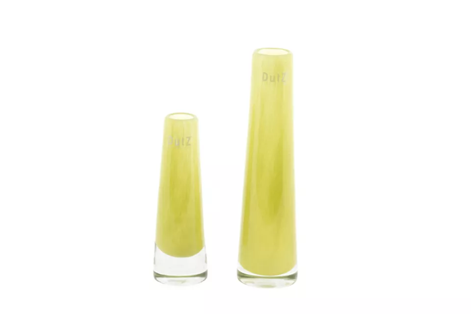 DutZ Vaas Solifleur | Chartreuse | H21 x D5 cm