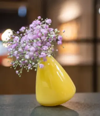 DutZ Tuimelvaas | Okergeel | H12 x D10 cm DutZ Tuimelvaas | Okergeel | H12 x D10 cm