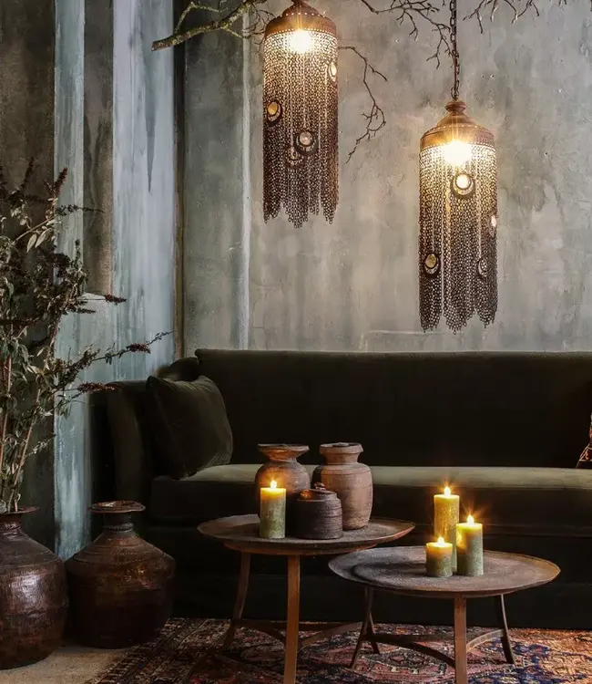 Hoffz Hanglamp Sasha | IJzer | H65 x D21 cm