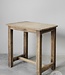 Be-Uniq Oude Bijzettafel | Rustiek Verweerd | H46xB43xD30 cm