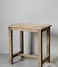 Be-Uniq Oude Bijzettafel | Rustiek Verweerd | H45xB42xD30 cm