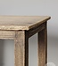 Be-Uniq Oude Bijzettafel | Rustiek Verweerd | H45xB42xD30 cm