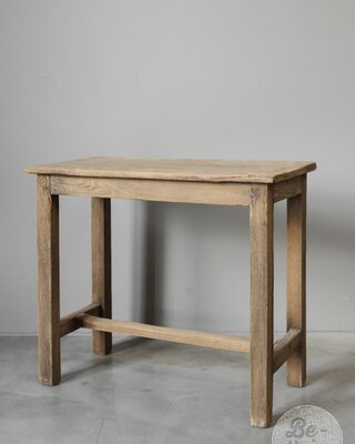 Be-Uniq Oude Bijzettafel | Rustiek Verweerd | H53xB60xD30 cm