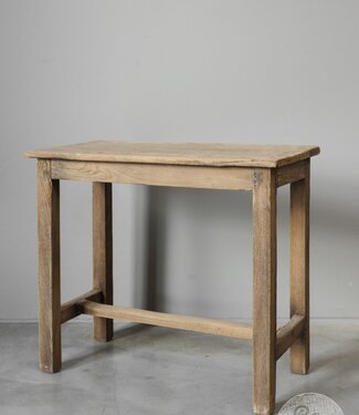 Be-Uniq Oude Bijzettafel | Rustiek Verweerd | H53xB60xD30 cm