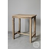 Oude Bijzettafel | Rustiek Verweerd | H54xB45xD34 cm