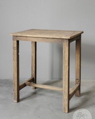 Be-Uniq Oude Bijzettafel | Rustiek Verweerd | H54xB45xD34 cm