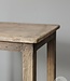 Be-Uniq Oude Bijzettafel | Rustiek Verweerd | H54xB45xD34 cm