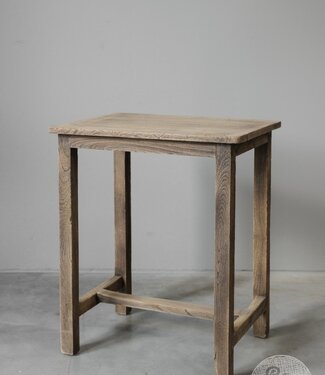 Be-Uniq Oude Bijzettafel | Rustiek Verweerd | H56xB45xD34 cm