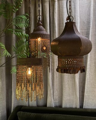 Hoffz Hanglamp Sati | IJzer | H25 x D16 cm