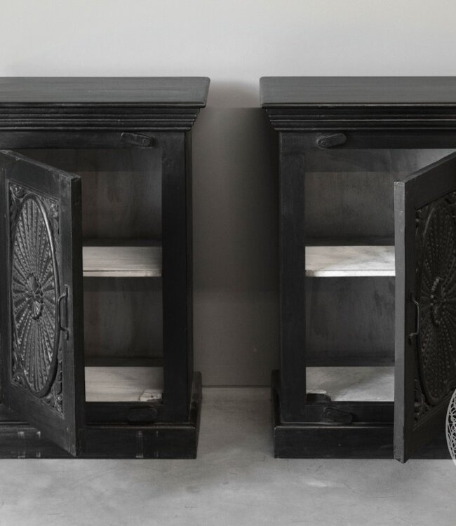 Be-Uniq Set Van 2 Nachtkastjes | India | H85xB56xD38 cm