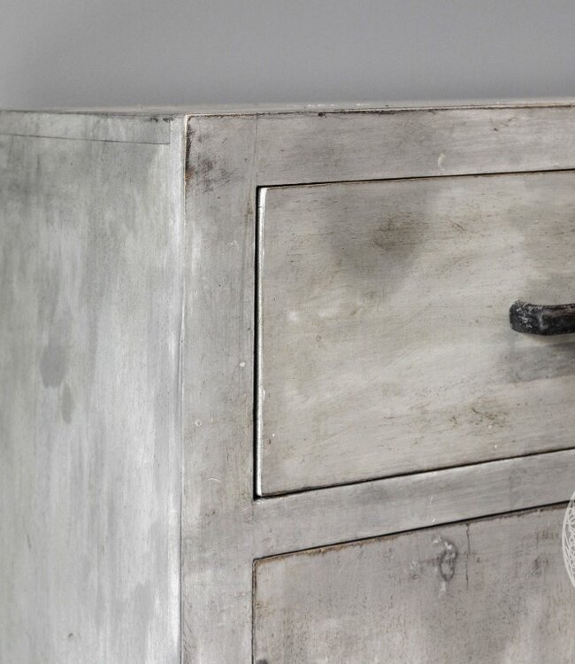 Be-Uniq Set Van 2 Nachtkastjes | Grijs | H83xB53xD37 cm