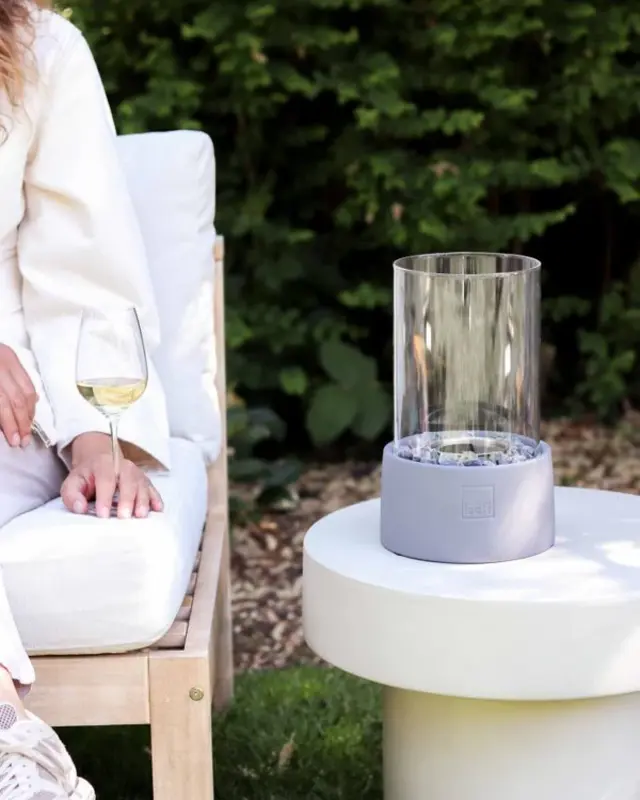 LEEFF Stonefire Sfeerhaard Tuinhaard Grijs Bio Ethanol