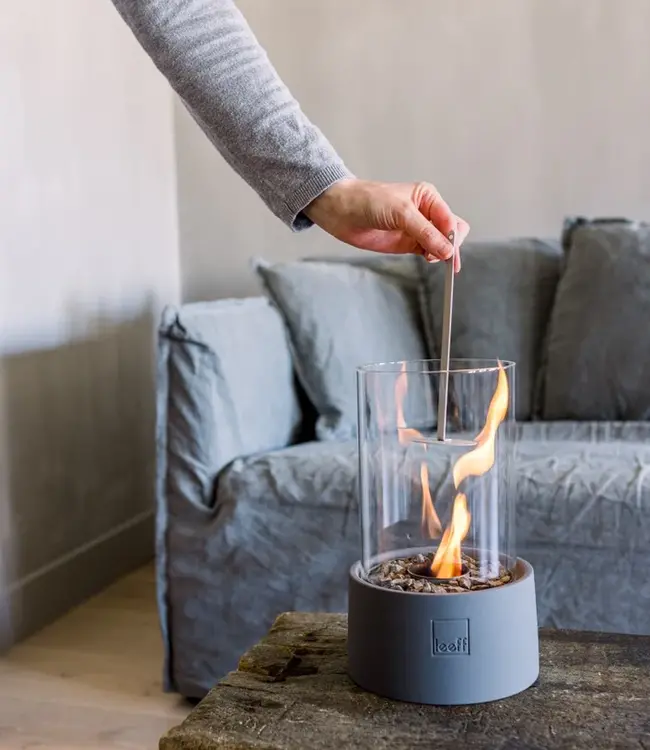LEEFF Stonefire Sfeerhaard Tuinhaard Grijs Bio Ethanol