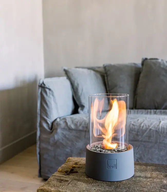 LEEFF Stonefire Sfeerhaard Tuinhaard Grijs Bio Ethanol