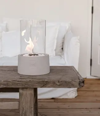 LEEFF Stonefire Sfeerhaard Tuinhaard Wit Bio Ethanol