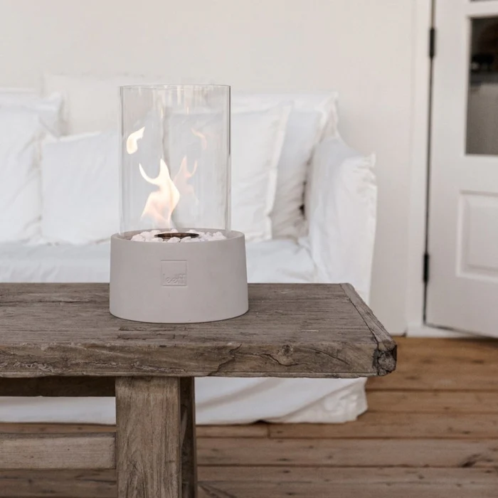 LEEFF Stonefire Sfeerhaard Tuinhaard Wit Bio Ethanol