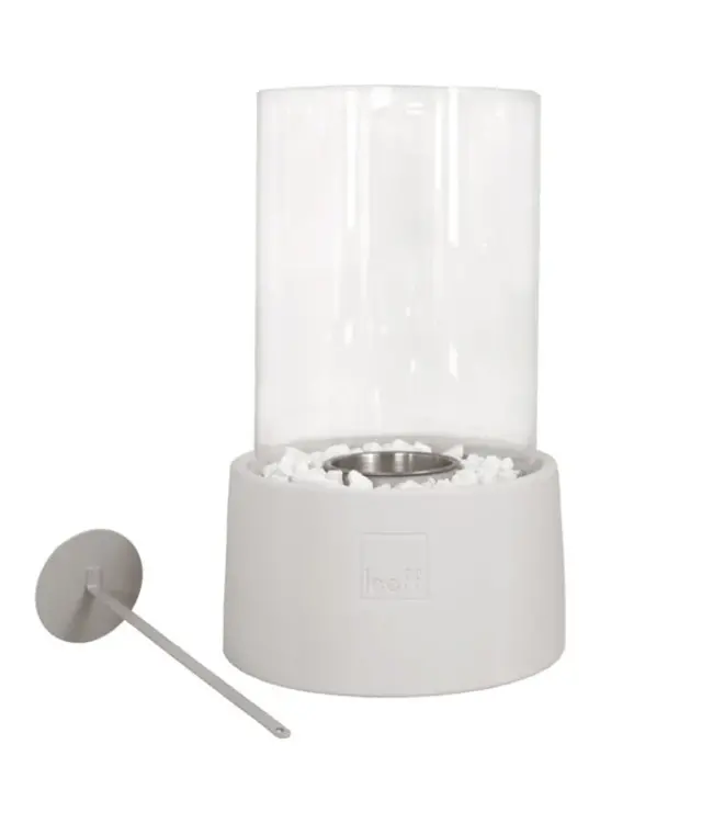 LEEFF Stonefire Sfeerhaard Tuinhaard Wit Bio Ethanol