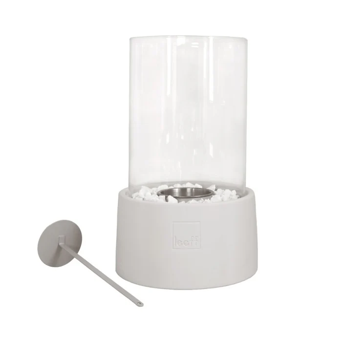 LEEFF Stonefire Sfeerhaard Tuinhaard Wit Bio Ethanol