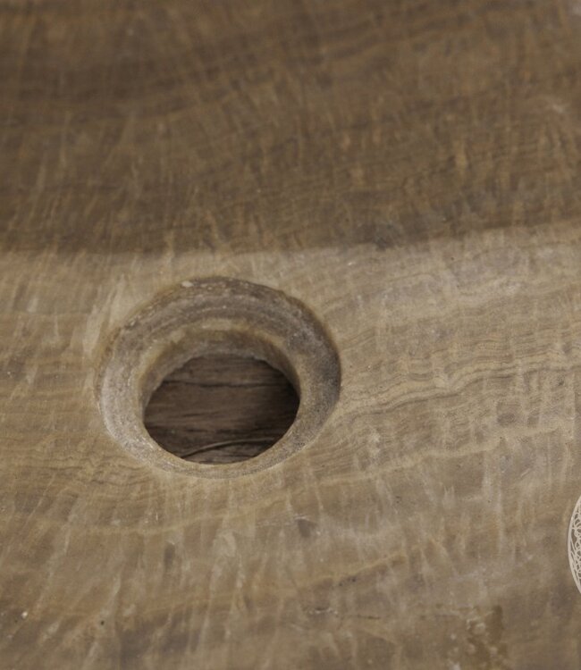 Be-Uniq Waskom Onyx Oude Stenen Wasbak - B42 x D40 x H14 Cm