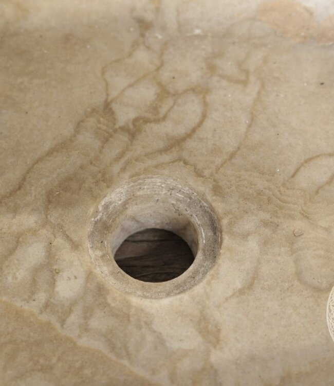 Be-Uniq Waskom Onyx Oude Stenen Wasbak B42  x D39 x H17 Cm