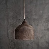 Houten Hanglamp Taufik | Antique Grey | H18 x D20 cm